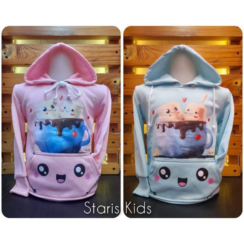 Sweater Anak Perempuan Marshmallow/Kids Sweater/Sweater Anak Perempuan/Sweater Anak Cewek Tebal/Swea