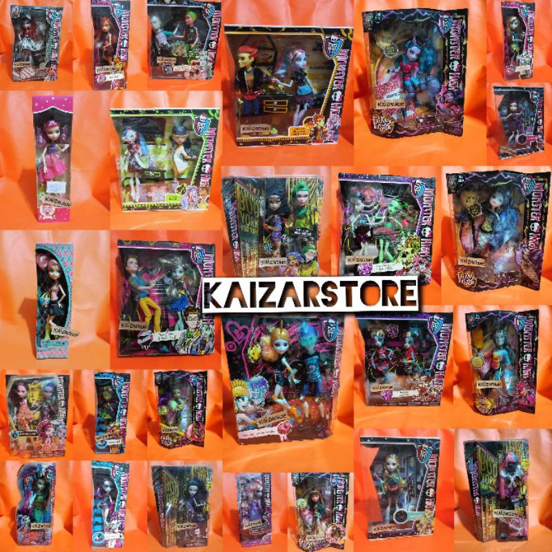 Barbie Mattel Monster High Moanica Clawdeen Wolf Frankiestein Abey Mcflytra Toralei Draculaura Kala 