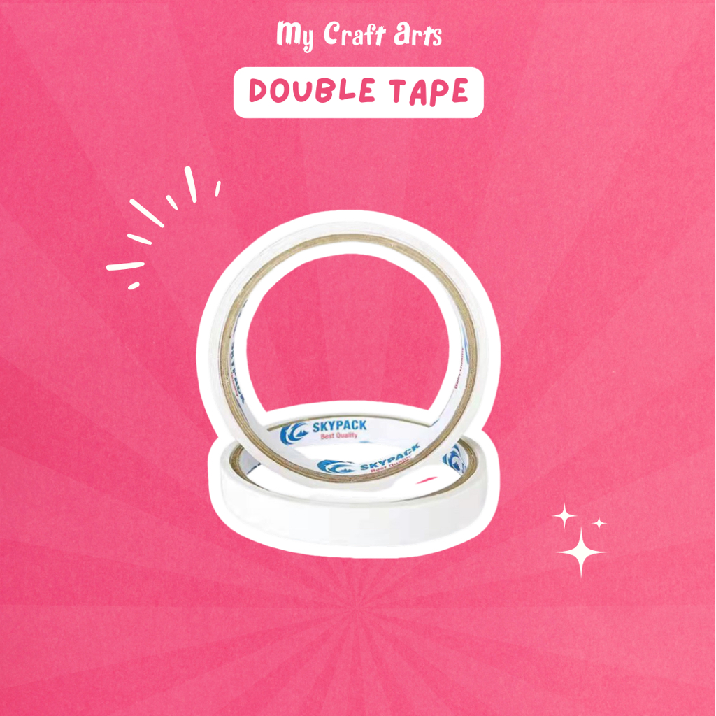 

Double Tape 12 mm 5 Yard / Double Tip Murah Skypack