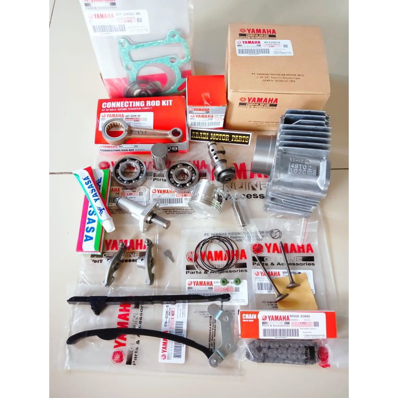 PAKET BLOK SEHER TERLENGKAP(4ST)YAMAHA CRYPTON/VEGA LAMA/VEGA R LAMA/ORI-YGP