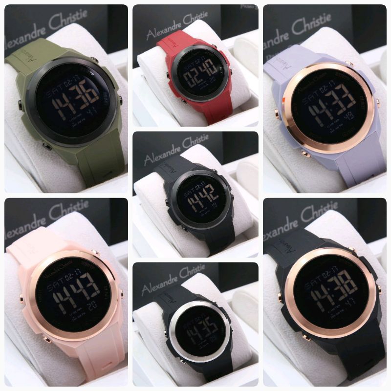 alexandre christie ac9342 / ac 9342 digital unisex original garansi resmi 1 tahun
