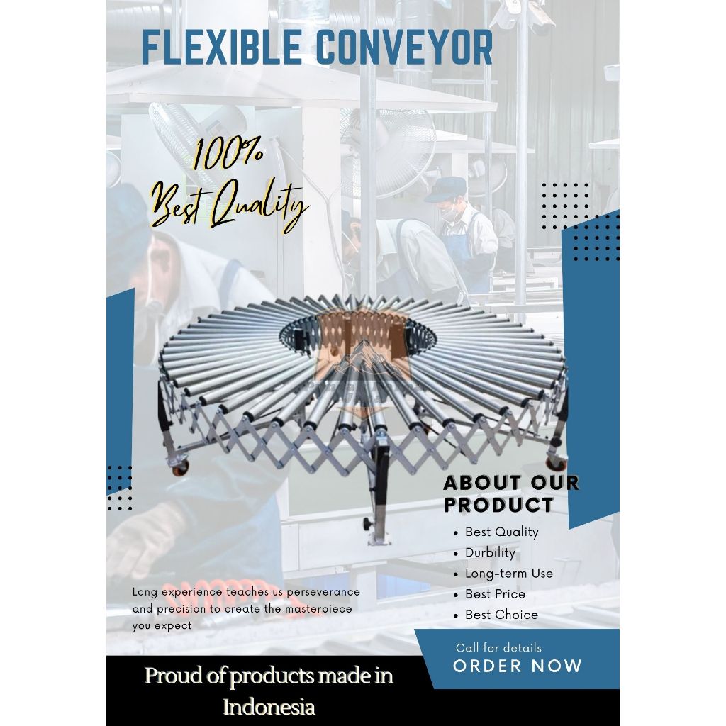 Flexible Conveyor - Roller Conveyor - Gravity conveyor