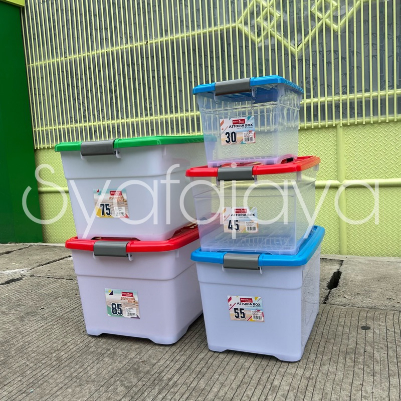 BASIC HOME LION STAR Container Box Roda 30 45 55 75 85 Liter Astoria Box Container Multifingsi