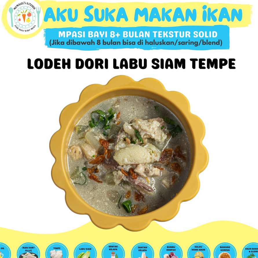 

TERMURAH LODEH DORY LABU SIAM TEMPE SANTAN CATERING MAKANAN BAYI MPASI FROZEN BEKUPENAMBAH BERAT BADAN ANAK