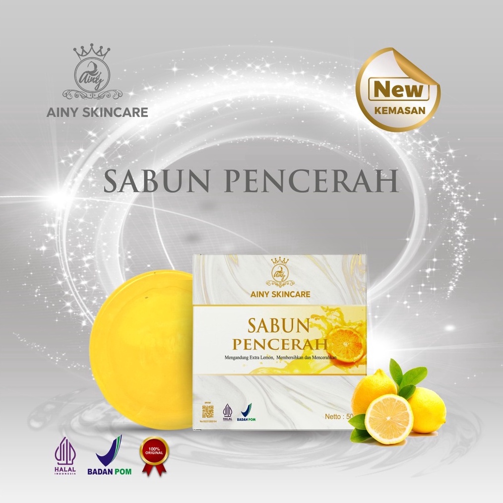 ART D54G SABUN PENCERAH AINY SKINCARE BPOM