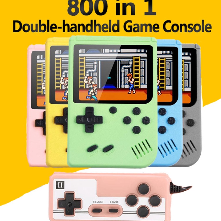 HOW Gameboy Retro 8 in 1 Games Mini Portabel SUPRIME Series Console Games 1 PLAYER  2 PLAYER pvp mai
