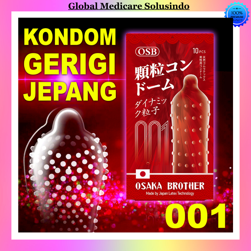 Condom Dotted OSB - Kondom Bergerigi [Free Lubricant] - Latex Premium Japan Design