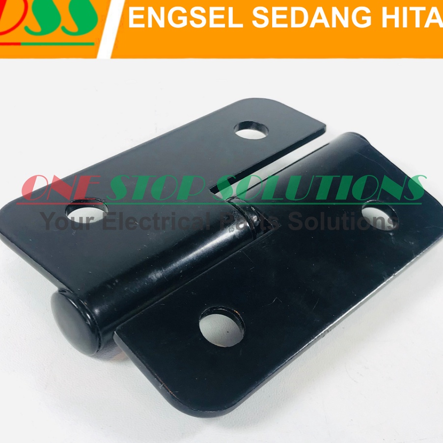 TERMURAH ENGSEL SEDANG HITAM BESI GENSET PANEL