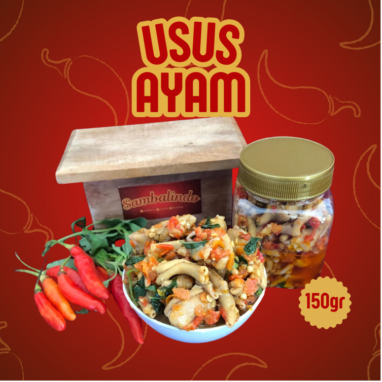 

Sambalindo- Sambal Usus Ayam 100% CABAI SETAN