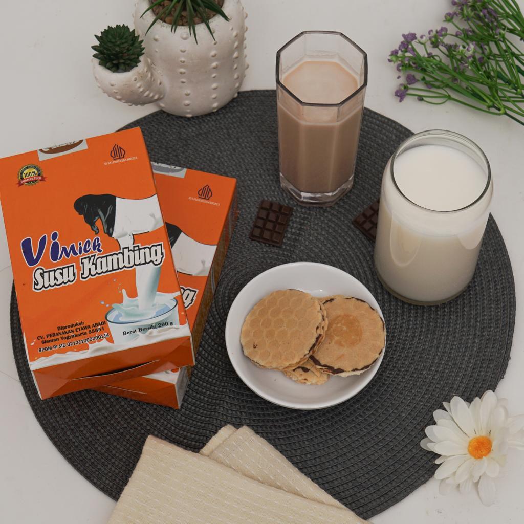 

Vimilk Susu Kambing Etawa Cokelat (200gr dan 250gr)
