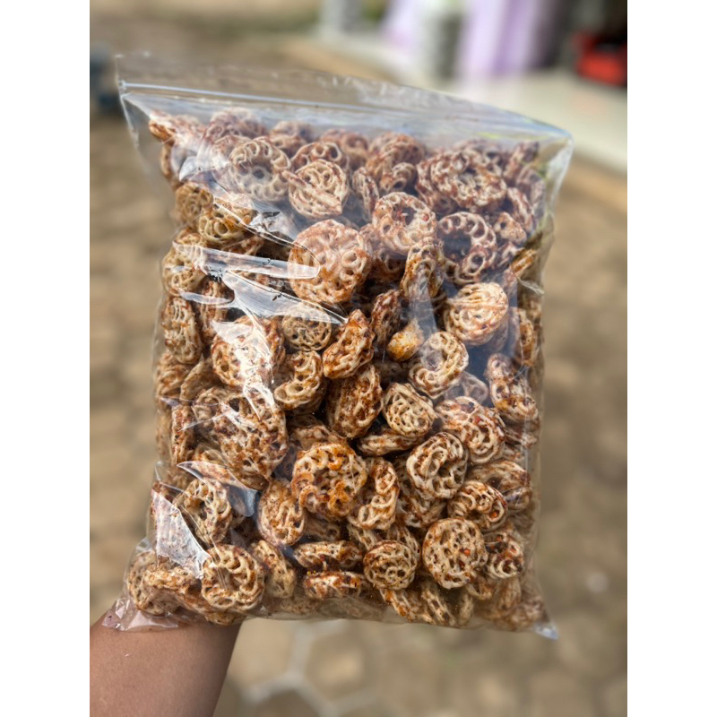 

kerupuk Seblak mawar bantet pedas 1 kg