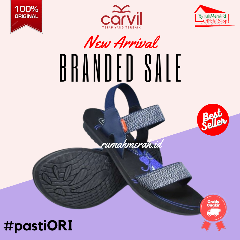Carvil Sandal Gunung Wanita ORYN-L Sendal Tali Perempuan Dewasa Remaja Tali Belakang Slingback Murah