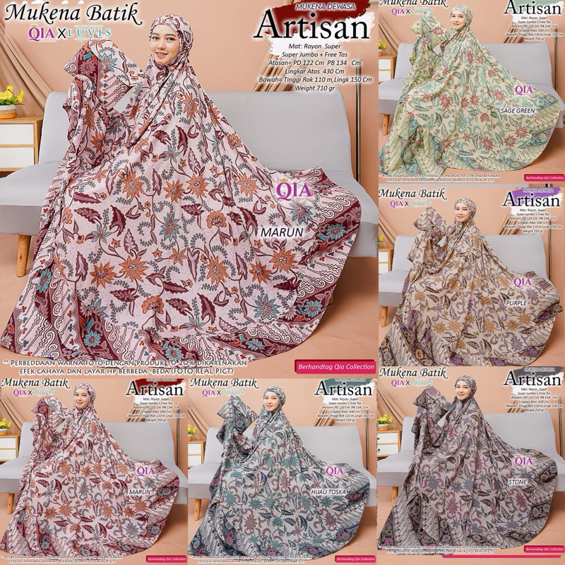 Mukena Batik / Mukena batik solo / mukena batik adem / mukena batik adem / mukena batik jumbo / muke
