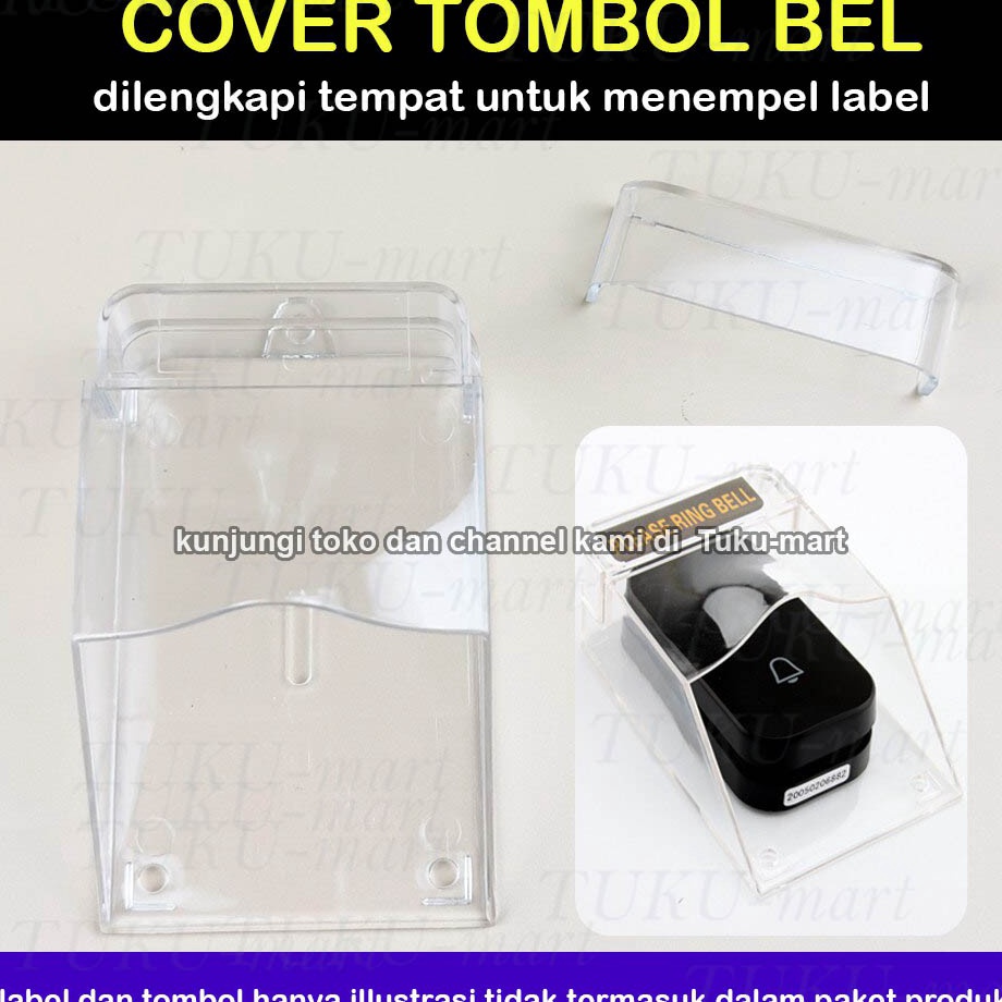 Yqn cover tombol bel rumah bel pintu bel wireless
