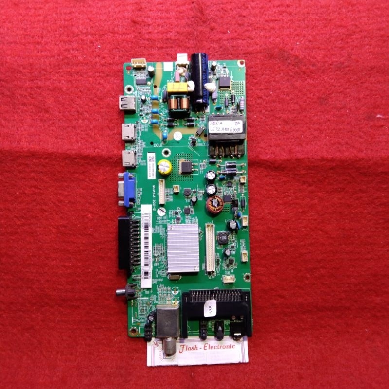 MAINBOARD AQUA LE32AQT6000T - MESIN TV - MOTHERBOARD - MB TV LED AQUA LE32AQT600T