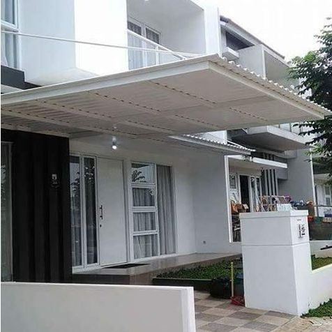 Kanopi minimalis untuk rumah dengan style modern free revisi