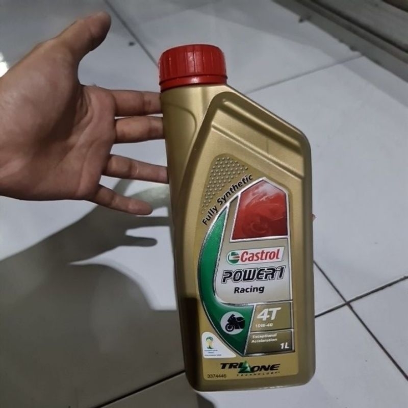 Oli Castrol Power Racing 4T 10W-40 1Liter, Oli Castrol Active 2T LS