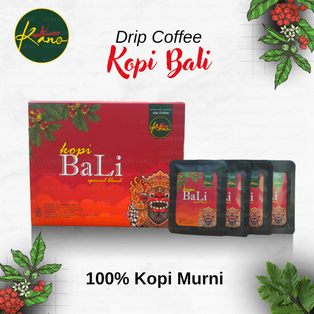 

Drip Bag Coffee in Box Single Origin Robusta Bali