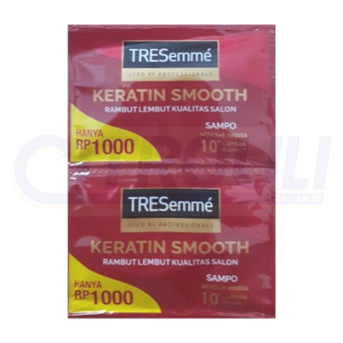 TRESEMME SHAMPOO KERATIN SMOOTH SACHET 3x9ml