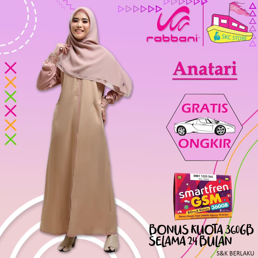 Dresslim Rabbani Anatari Gamis Rabbani Original Murah