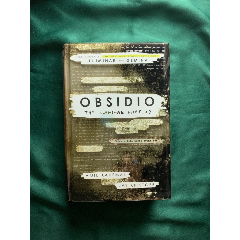PRELOVED - Novel/Buku Obsidio (The Illuminae Files #3)