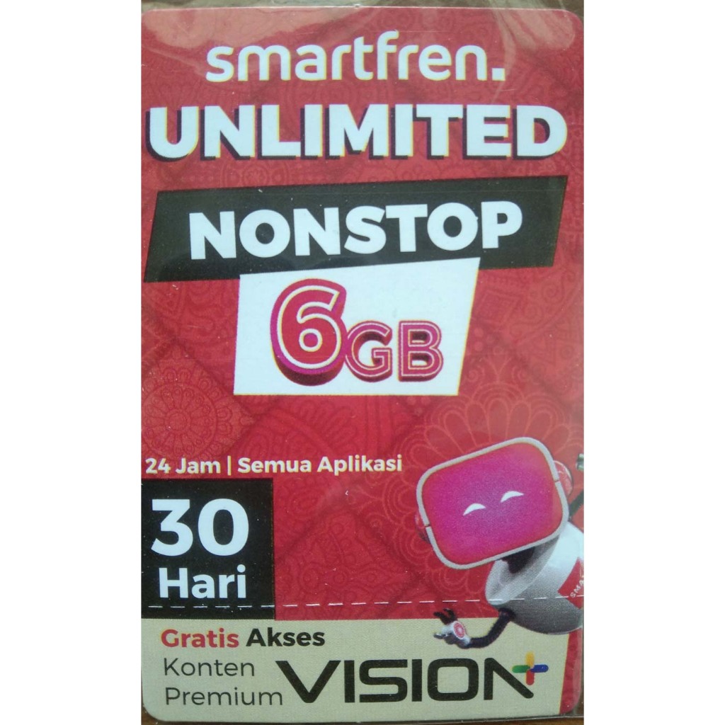 VOUCHER SMARTFREN NONSTOP SMARTFREN UNLIMITED 7GB/ 7HARI, 6+4 / 30 HARI, 4GB/14HARI, 4GB/7, 2,5/3. (