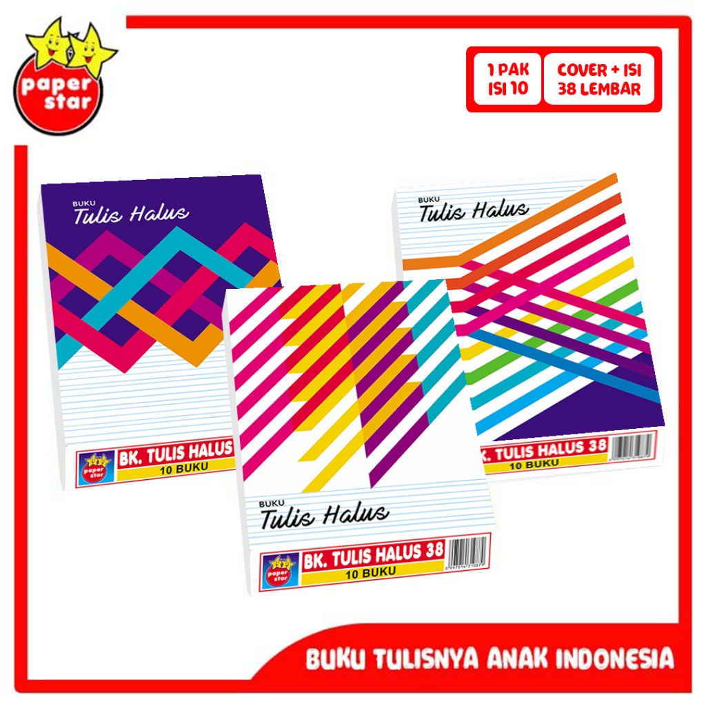 

BUKU TULIS HALUS 38 PAPERSTAR - HALUS NETRAL