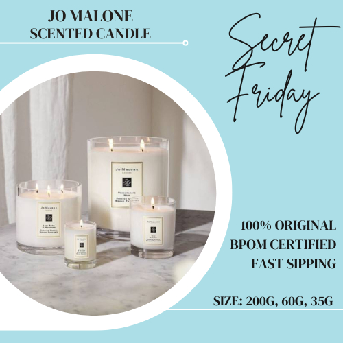 Jo Malone Candle Travel Size & Full size /Lilin Aromatherapy Jo Malone /Lilin Wangi /Lilin Aroma Eng