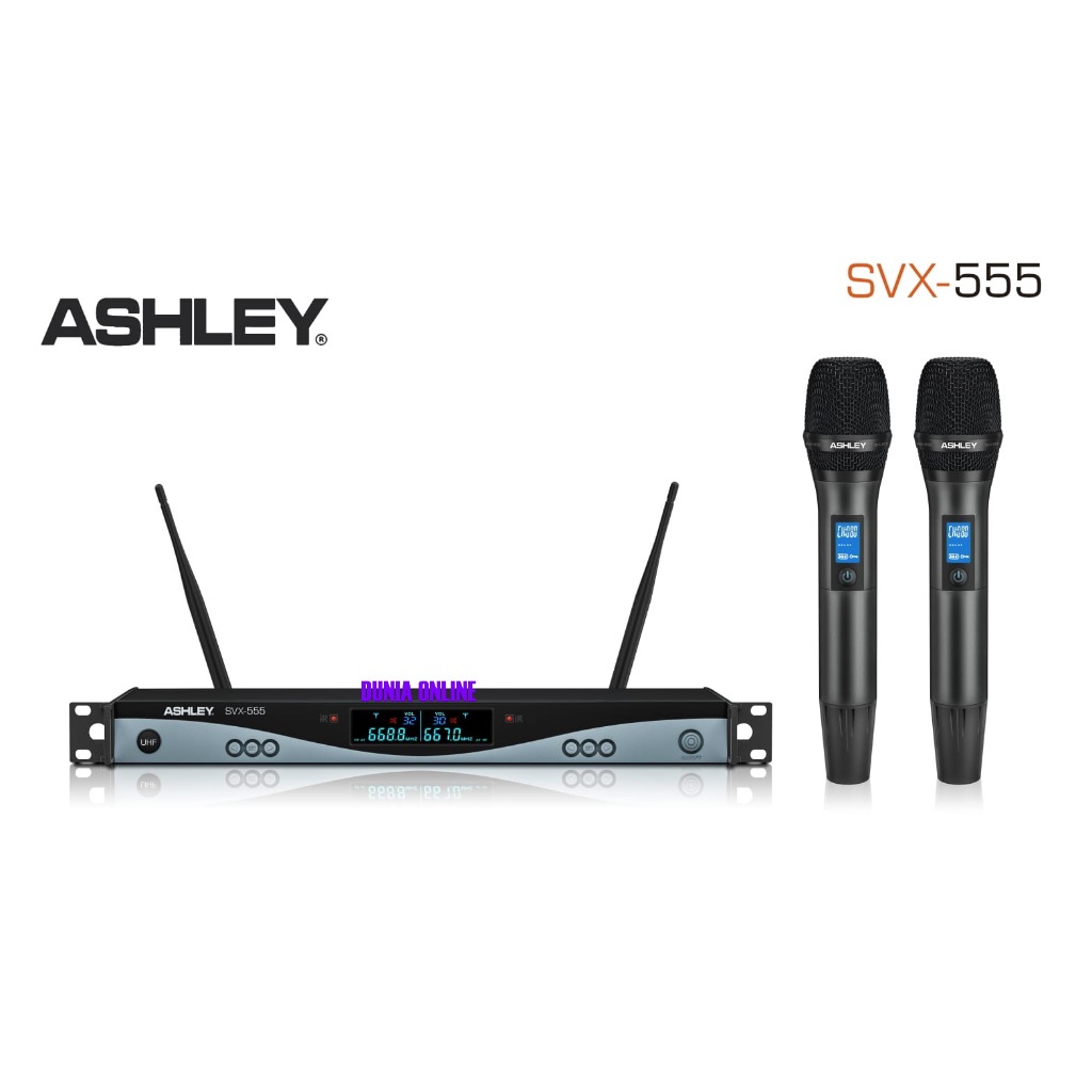 Mic Wireless ASHLEY SVX 555 / SVX555 + Koper