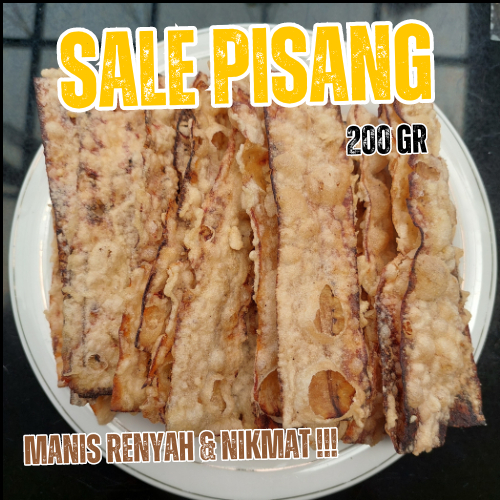 

Sale Pisang Lidah Manis Renyah isi 200 gram Oleh Oleh Khas Bandung Dijamin Enak