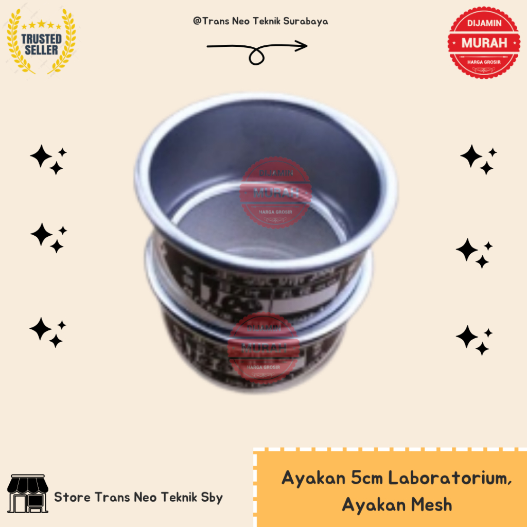 Ayakan 5cm Laboratorium, Ayakan Mesh