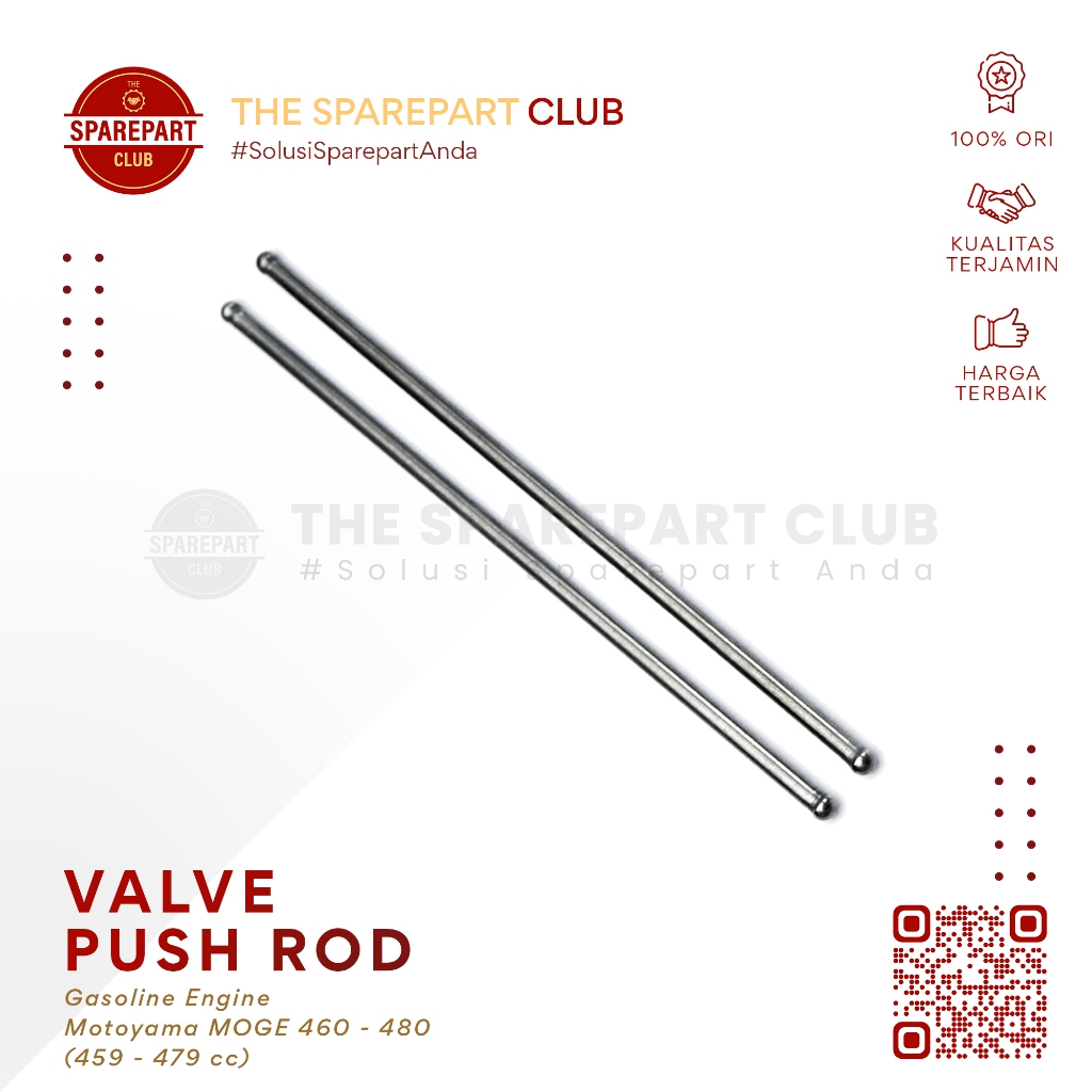 Valve Push Rod Tiang Tongkat Sumpit Klep Engine Motoyama MOGE 460 480