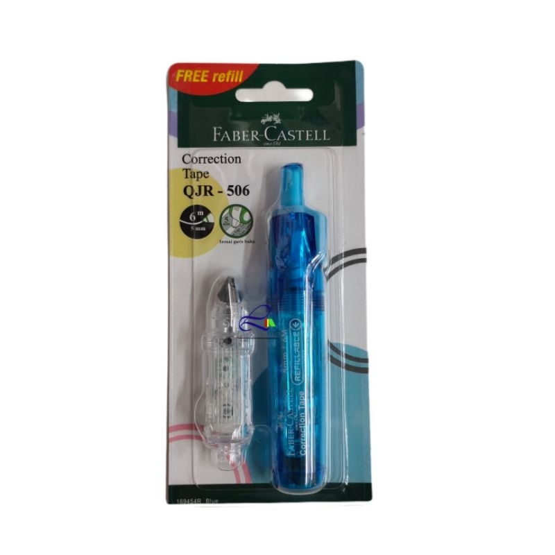 

Tip Ex Kertas Faber Castell Correction Tape + Refill QJR-506