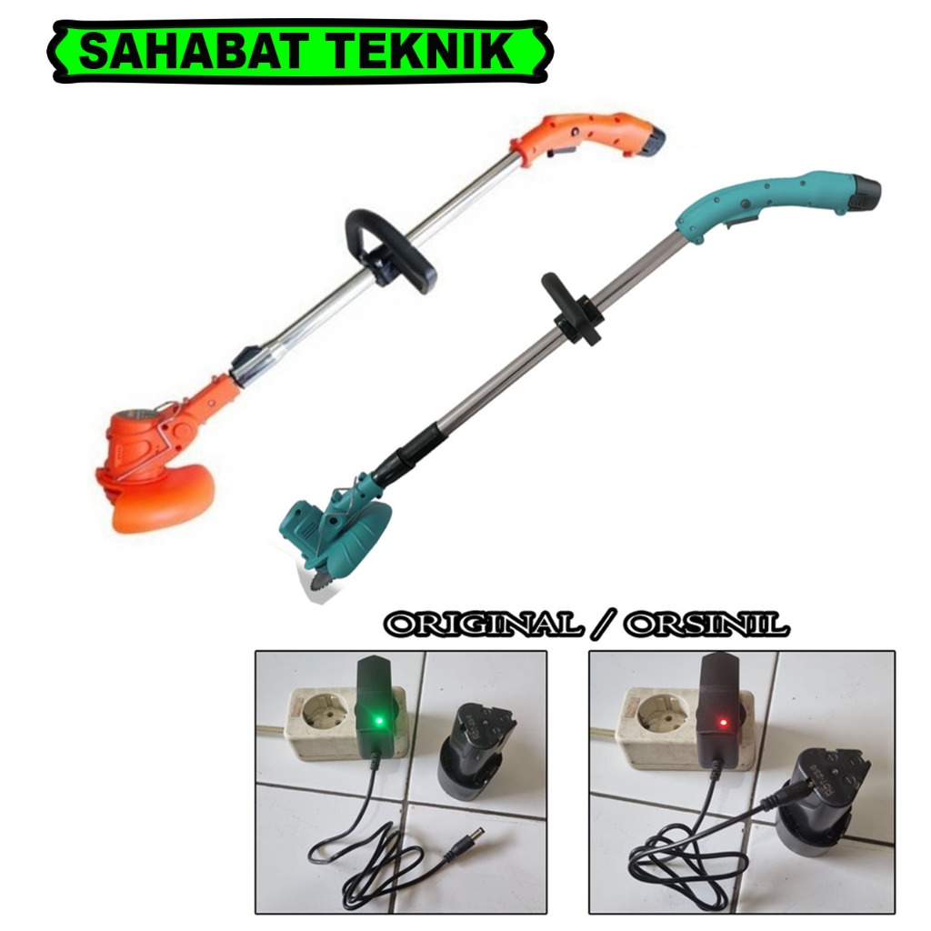 Casan Charger Mesin Potong Rumput Cordless 12 Volt / Casan Batre Cordless Potong Rumput