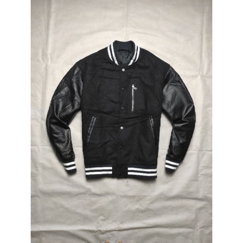 Varsity GU by UNIQLO Leather Jacket