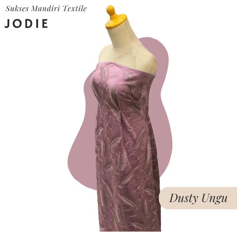 [JODIE] Tile brokat motif daun, Harga per 1/2 meter = 50 cm BAHAN KAIN BRUKAT TILE PREMIUM BROKAT ME