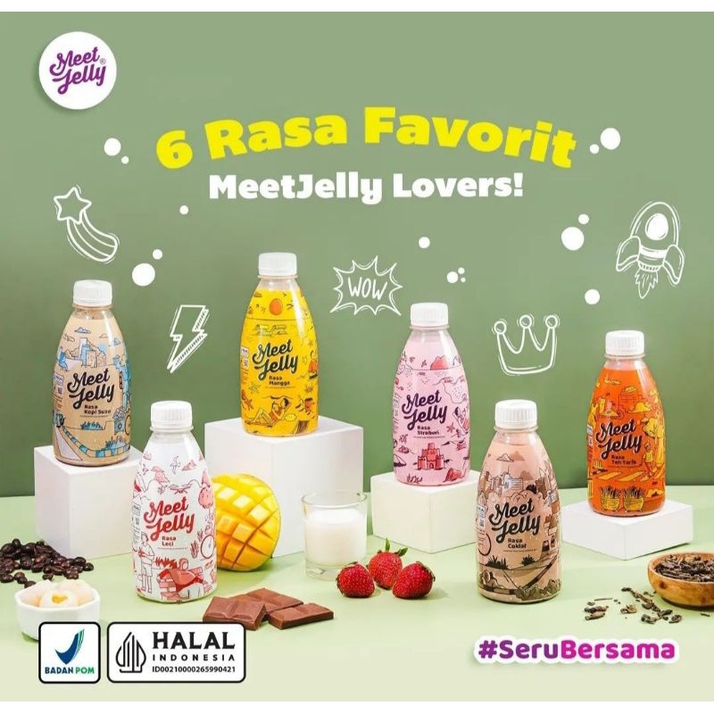 

MEET JELLY MIX RASA per 10 BOTOL