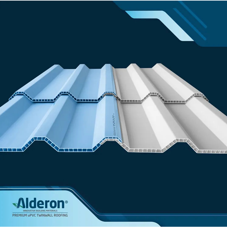 ALDERON double layer 830 / surabaya / upvc atap Berongga 10mm