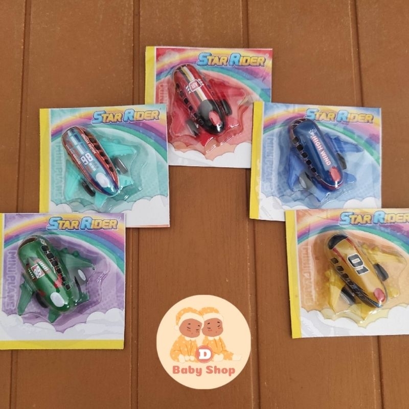 Daebak Mainan Pesawat Terbang Mini Pullback MC 570