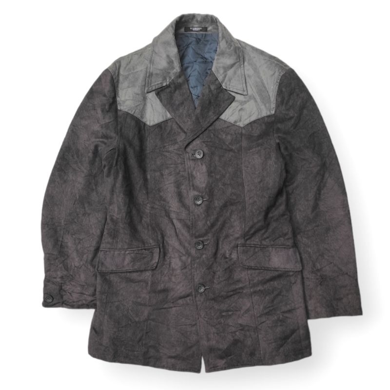 Tornado Mart Faux Suede Blazer Jacket