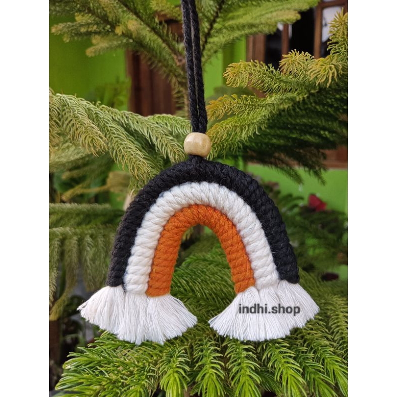 [PART II] GANTUNGAN KUNCI MACRAME RAINBOW | Gantungan Tas | Pelangi Rainbow | macrame