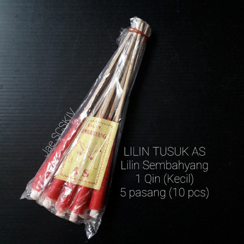 LILIN Sembahyang Lilin Tusuk Bambu Lilin Kaki Naga Lilin Merah