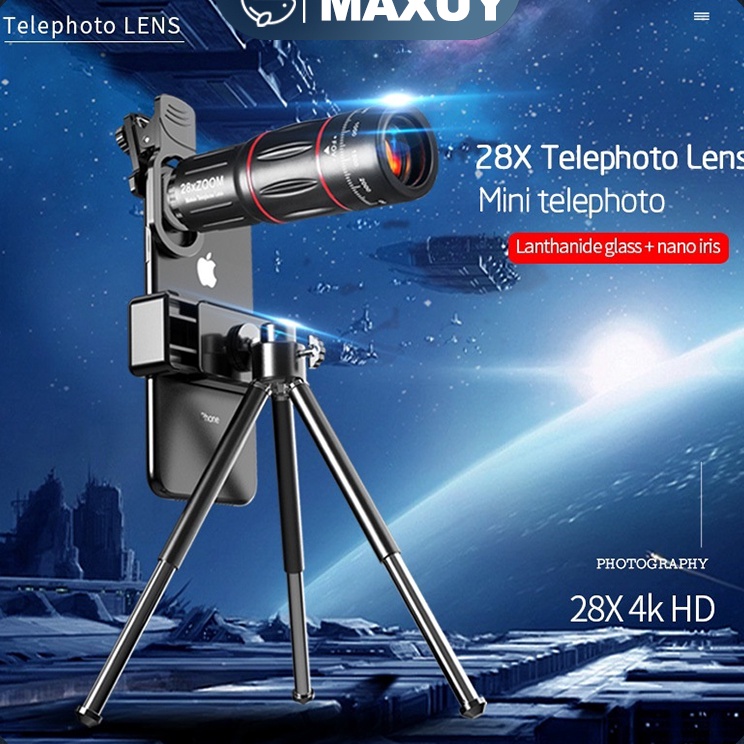 VY Lensa apexel 18x25 Lensa kamera hp Apexel 2x Apexel 18x zoom telezoom