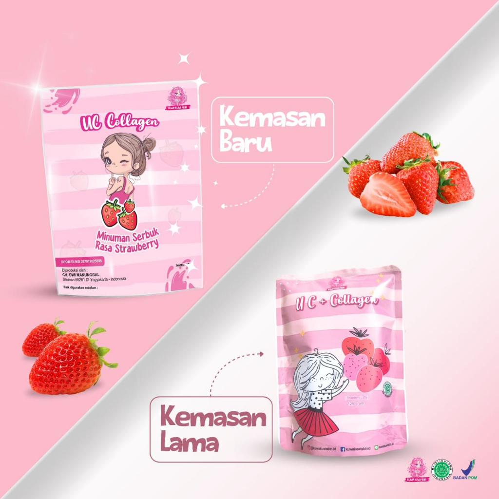 Susu Pemutih Badan UC + Collagen BPOM Minuman Kesehatan Kolagen Pencerah Kulit Tubuh Dan Wajah Origi