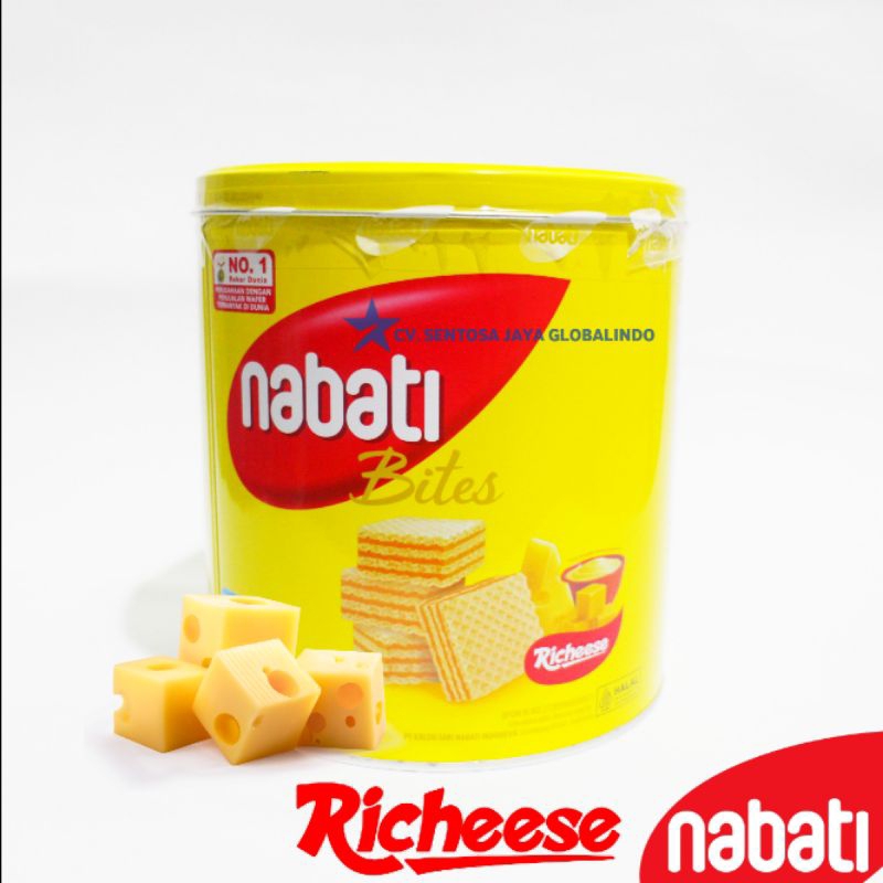 

Nabati Richesee Wafer Krim Keju Kaleng 287g