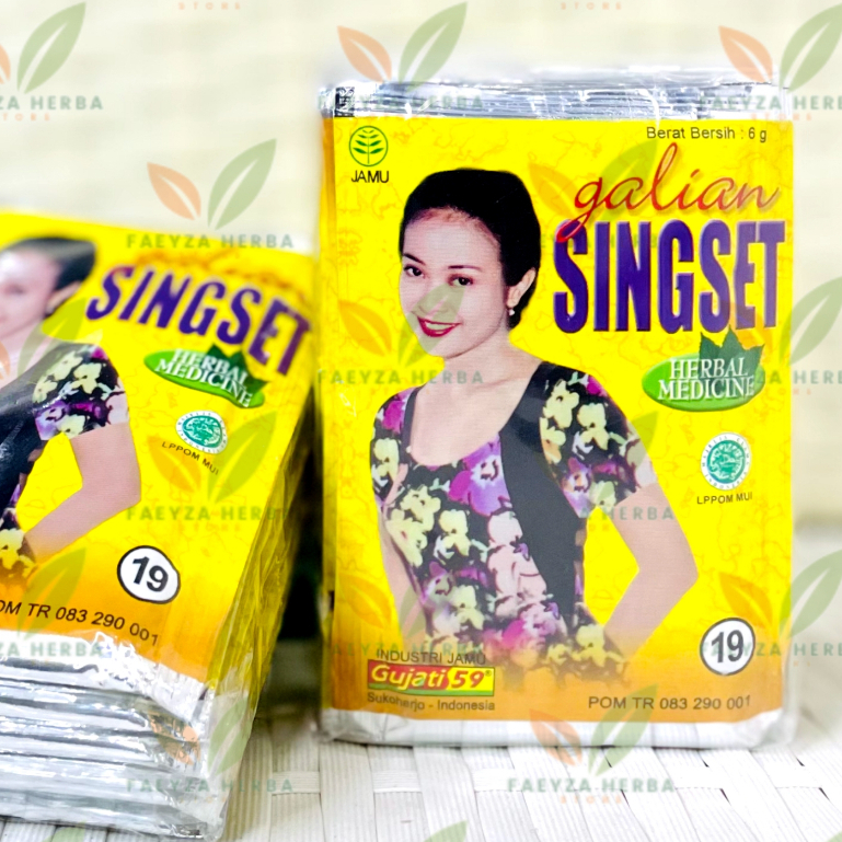 

Jamu Galian Singset Serbuk Gujati 59 Isi 10 Sachet