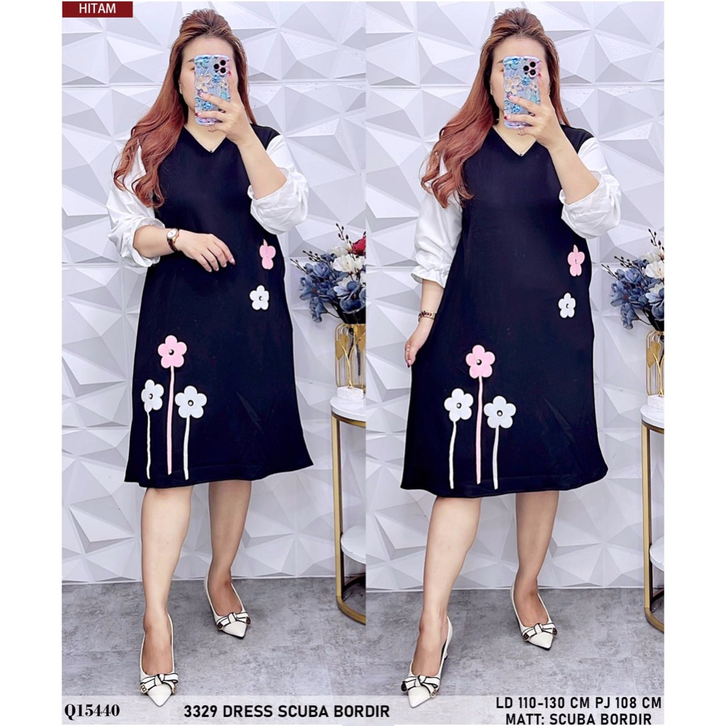 3329 DRESS SCUBA BORDIR