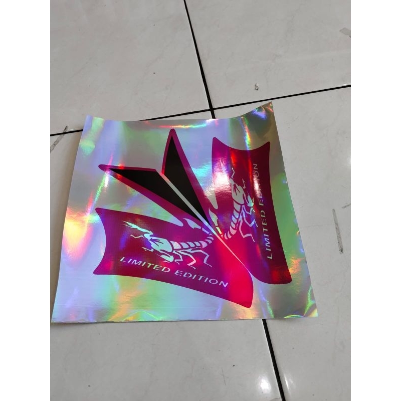 Stiker AirScoop Scorpio Z 2005