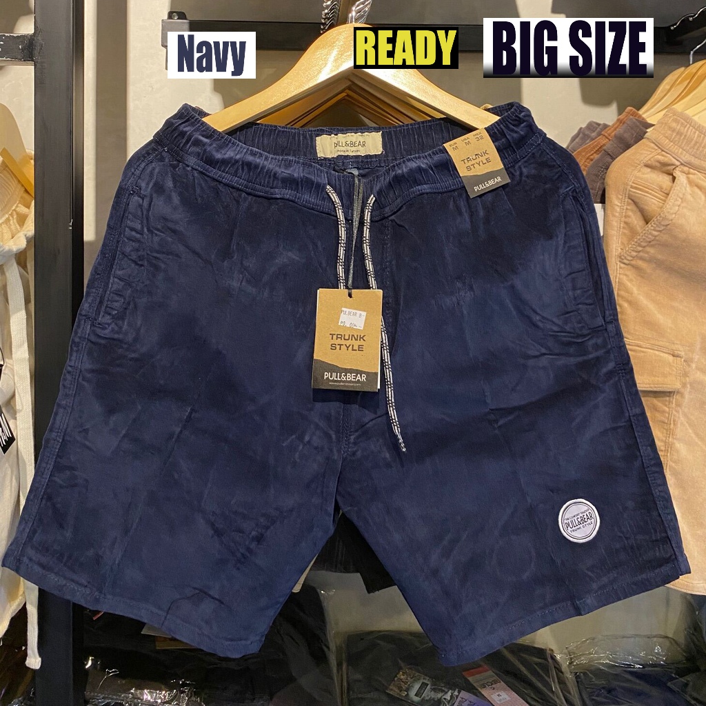 celana pendek pria corduroy JUMBO & STADART TEBAL NYAMAN REAL PICT