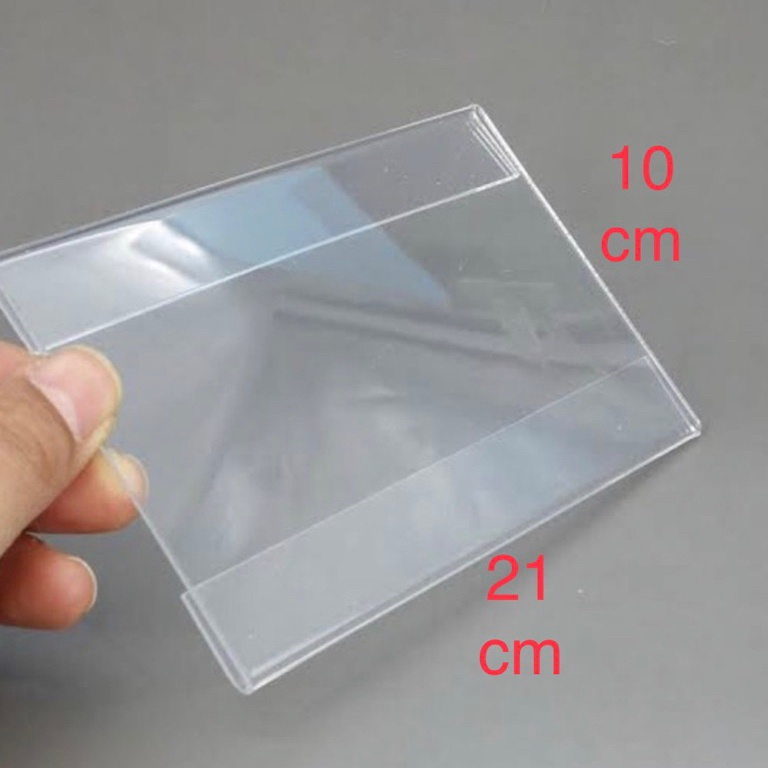 

jtSeller acrylic price taglabel nama label produk label tag 2mm ukuran T 1 cm x P 21 cm N75